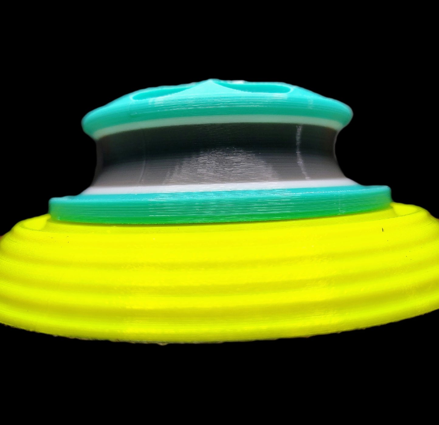 The SandTurtle (Mint ❄️, Gray 🌪️, Yellow 🫠) W/ 6" Hook and Loop Backer