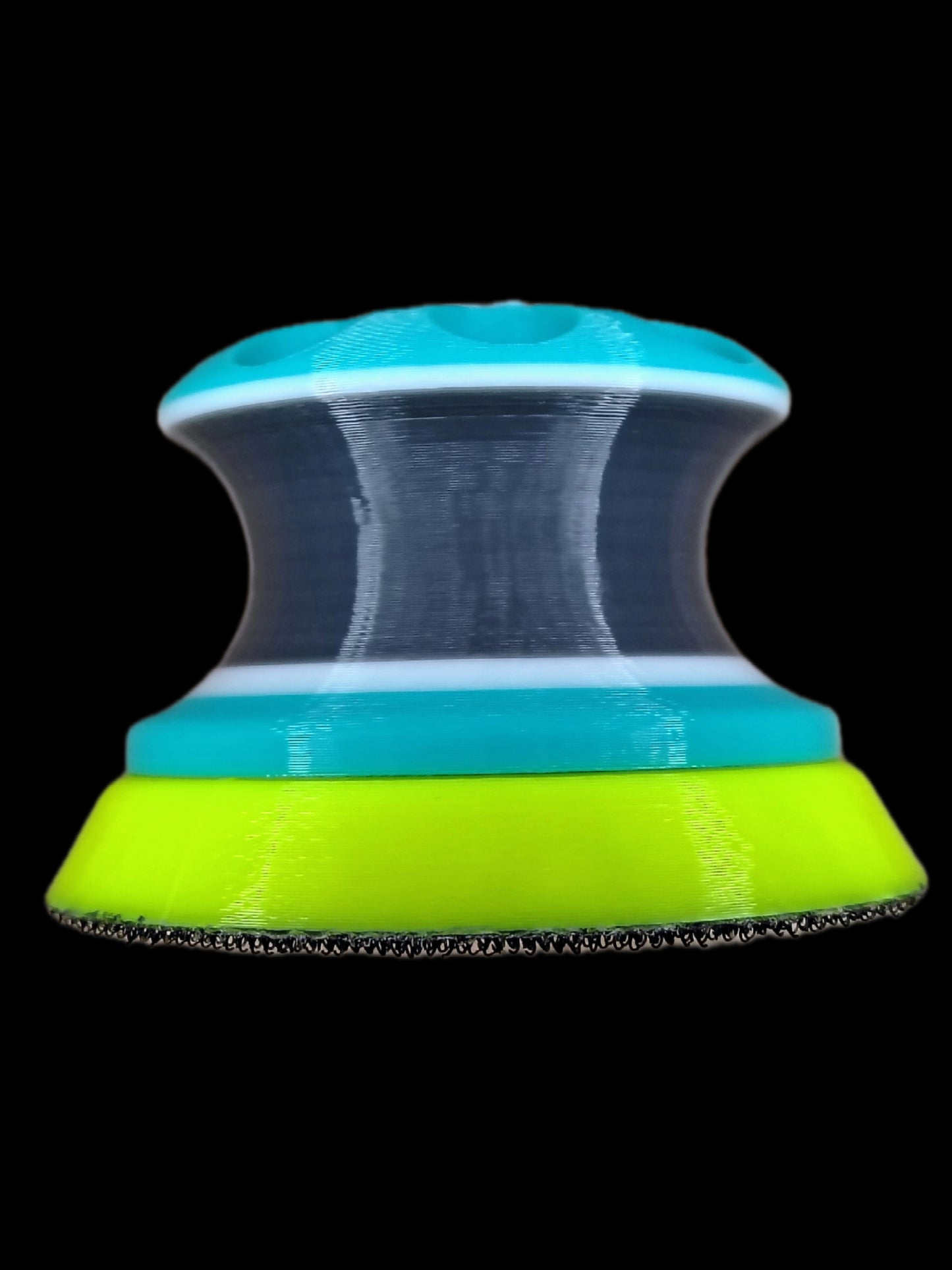 The SandTurtle Mini (Mint ❄️, Gray 🌪️, Yellow 🫠) W/ 3″ Hook and Loop Backer